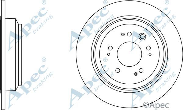 APEC BRAKING Тормозной диск DSK2652